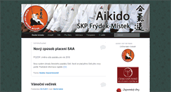 Desktop Screenshot of aikido-fm.cz