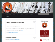 Tablet Screenshot of aikido-fm.cz